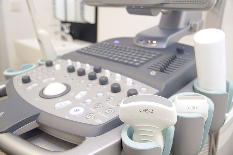 Foto: Ultraschallgerät zur Untersuchung von Nieren, Blase, Hoden und weiteren Organen